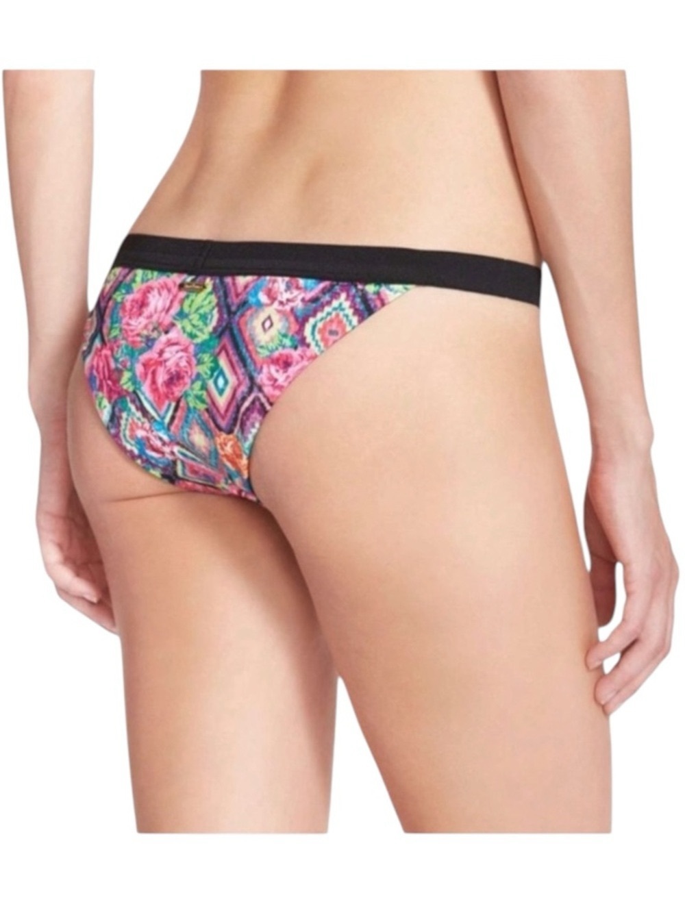 new BB Beach Bunny ❉ Floral Print Bikini Bottom ❉ Pink Strawberry Print ❉ L XL ❉ - Picture 12 of 16
